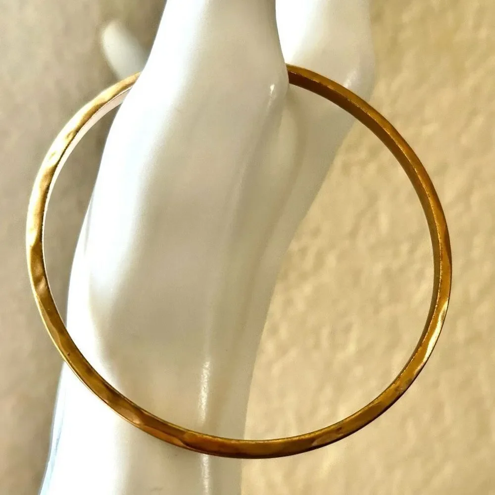 Ann Taylor loft gold tone bangle bracelet